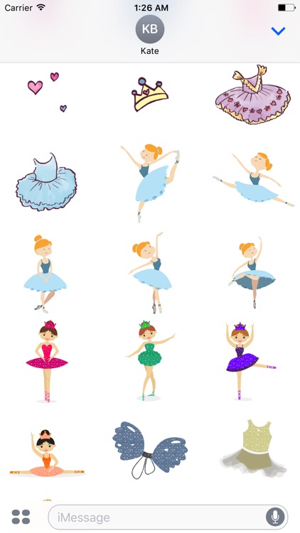 Sparkling BALLERINa Stickers