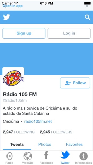 Rádio 105 FM Criciúma(圖3)-速報App