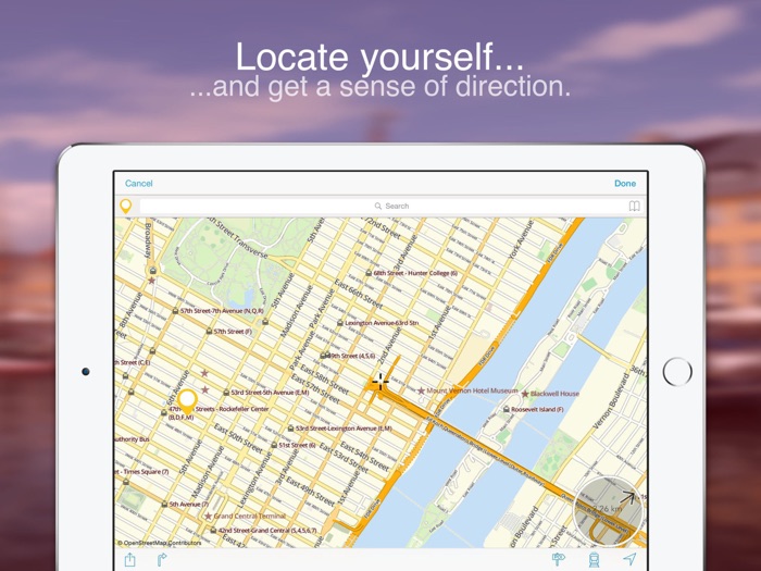 Milan on foot  Offline Map