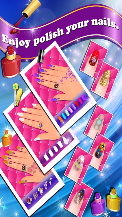 Manicure Nail Salon - A Girl Makeover Game screenshot-4