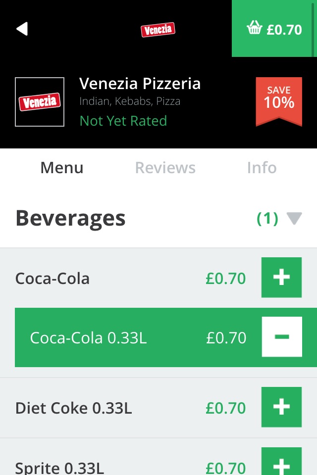 Venezia Pizzeria & Curry House screenshot 4