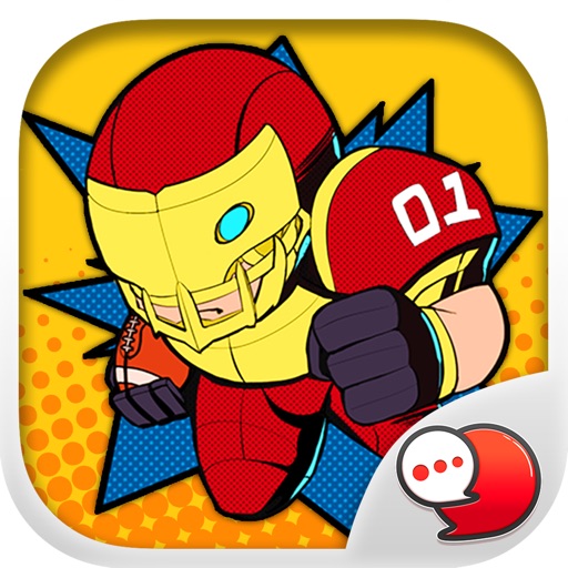 American football Stickers & Keyboard By ChatStick