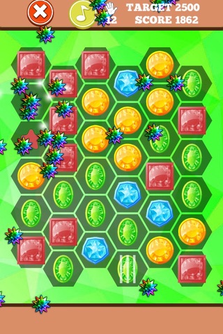 Hexagon Jewels - Astonish Destruction screenshot 2