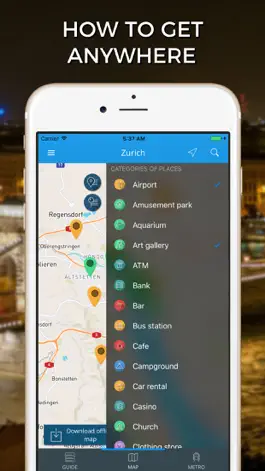 Game screenshot Zurich Travel Guide with Offline Street Map hack