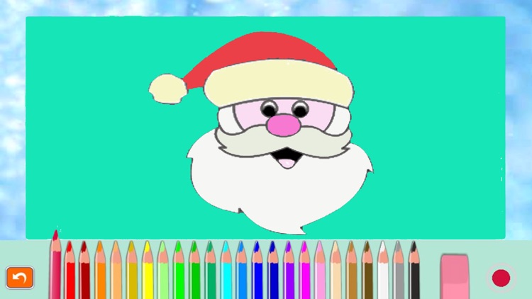 Santa claus and christmas photos coloring book