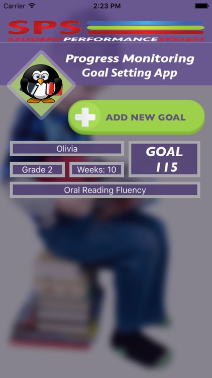 SPS Progress Monitoring Goal Setting APP