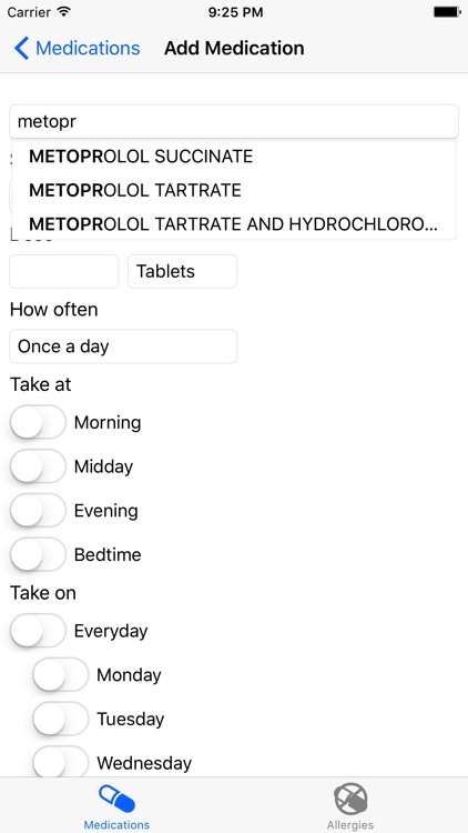 iTake Mobile Medication List