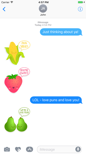 Fruit and Veggie Stickers by Mojiberry(圖2)-速報App