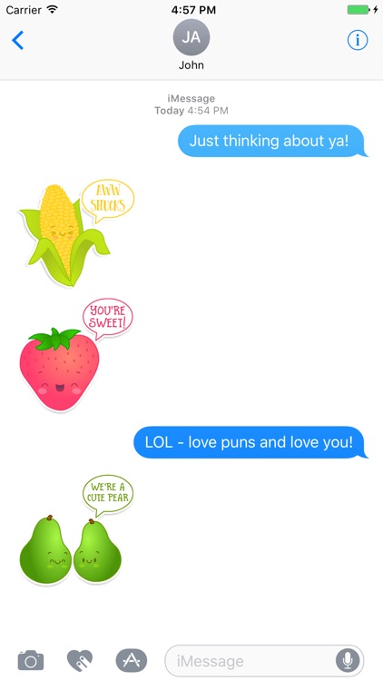 Fruit and Veggie Stickers by Mojiberry