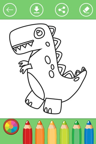 Dinosaurs Coloring Book for Kids: Learn to draw screenshot 2