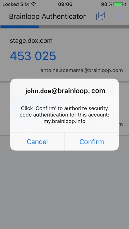 Brainloop Authenticator