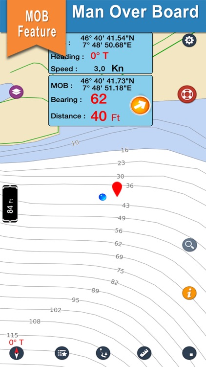 Thun & Brienz Lake offline nautical boaters chart screenshot-3