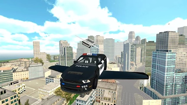 Fly-ing Police Car Sim-ulator 3D(圖4)-速報App