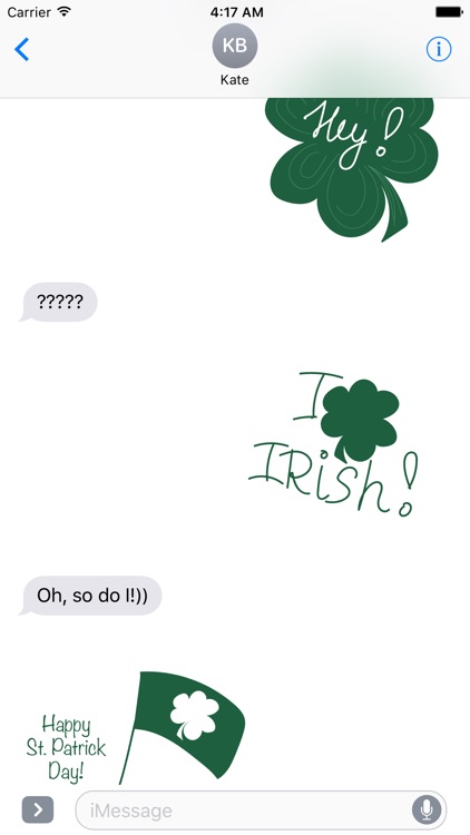 It's St. Patrick's Day! Stickers