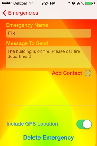 Alert SMS screenshot 3