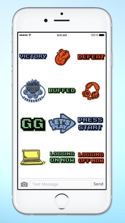 Gamer 4 Life Video Game Sticker Pack screenshot-3