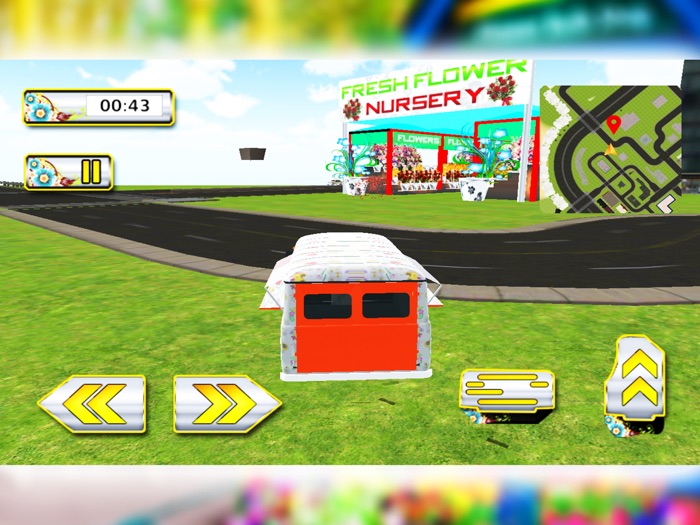 Flower Delivery Truck  Cargo Transport Simulator