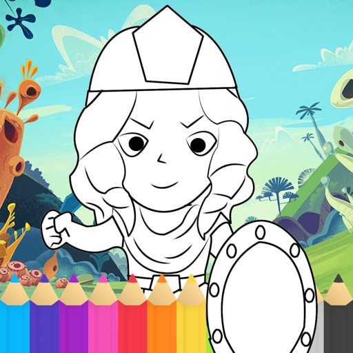 Coloring Book - The World Warriors Spartan iOS App