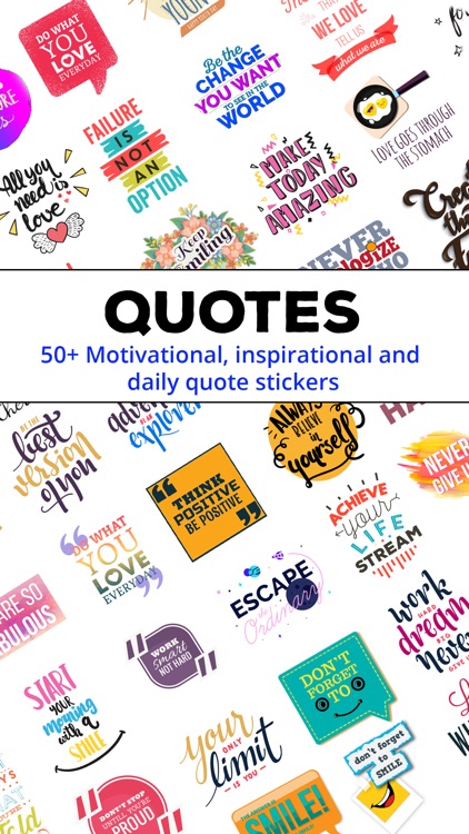 Quotes Stickers Effects App