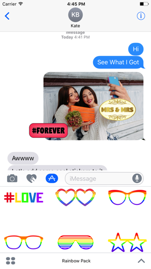 Rainbow Pack- Gay & Lesbian Emojis,Gay Flags Emoji(圖3)-速報App