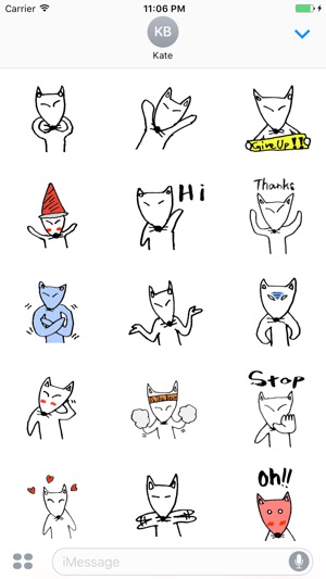 Cooper The Funny Little White Fox Stickers(圖2)-速報App