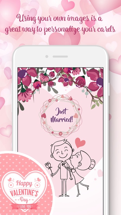 Love card designer - add text & stickers to photo