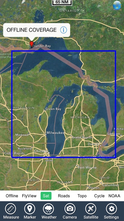 Michigan lakes map GPS fishing charts Navigator screenshot-4