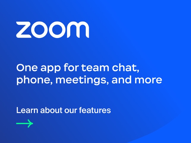 Zoom - One Platform To Connect On The App Store