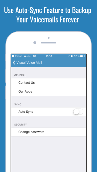How to cancel & delete Visual VoiceMail Backup for Message, Voice & Mail from iphone & ipad 4