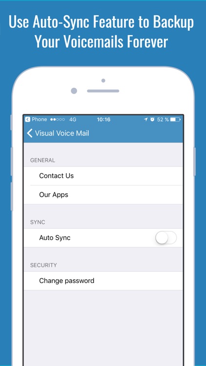 Visual VoiceMail Backup for Message, Voice & Mail screenshot-3