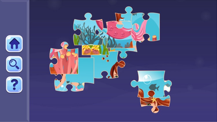 Mermaid Princess Jigsaw Puzzle Games for Toddler screenshot-3