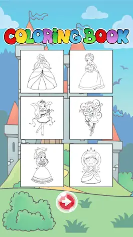 Game screenshot Принцесса раскраски Бесплатно для малышей и детей! apk