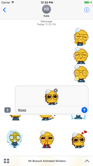 Mr. Biscuit Animated Stickers For iMessage(圖3)-速報App