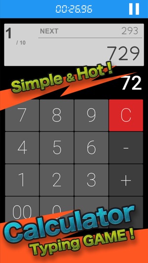 Calculator Time Attack - Calculator Typing Game(圖1)-速報App