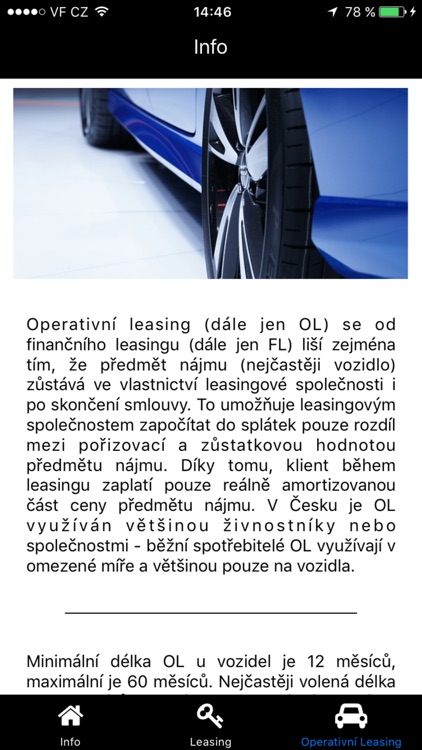 Operativní Leasing