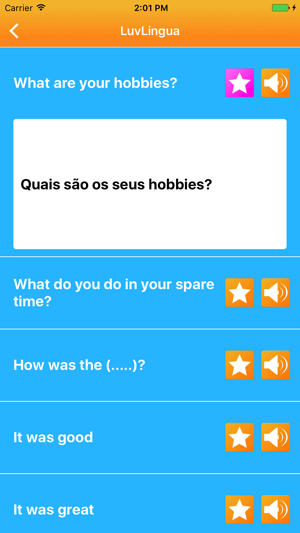 學有趣的葡萄牙語 巴西 LuvLingua Pro(圖2)-速報App
