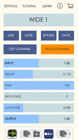 Game screenshot Stereo Designer Mini - Stereo Shaping Processor apk