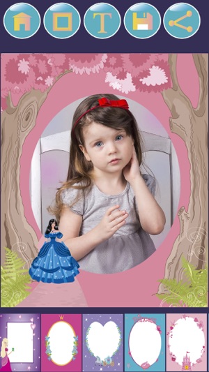 Princess frames for girls – kids photo album(圖5)-速報App