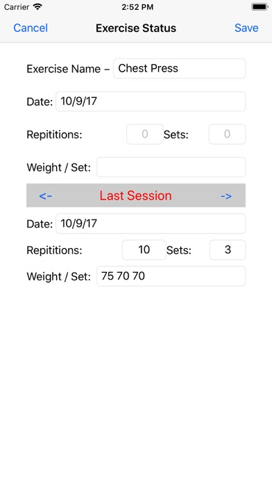 Simple Exercise Tracker screenshot 3