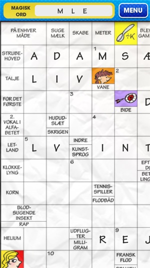 Krydsord (Dansk)(圖2)-速報App