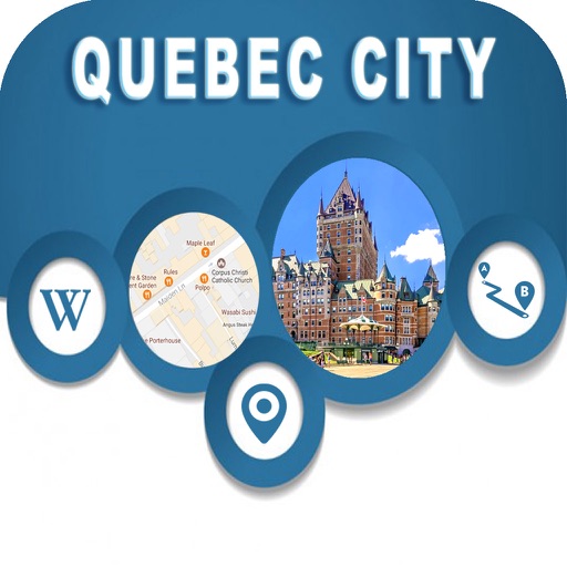 Quebec City Canada Offline City Maps Navigation icon