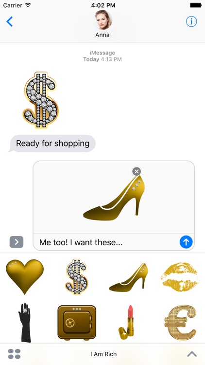I Am Rich - Luxury Stickers for Millionaires