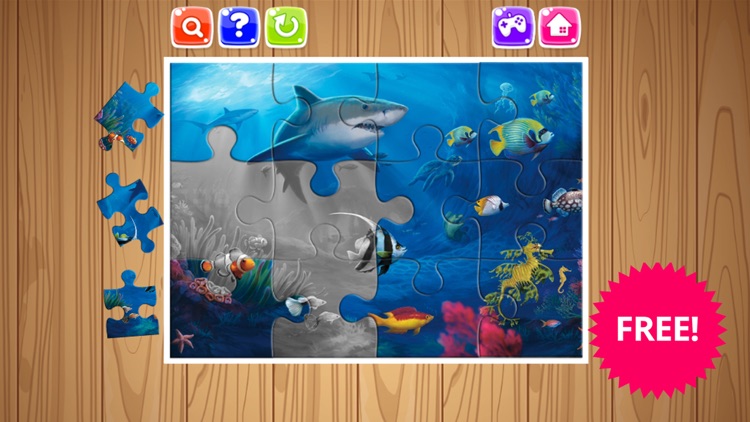Toddler Game And Fish Puzzle For Kids Age 1 2 3 screenshot-3