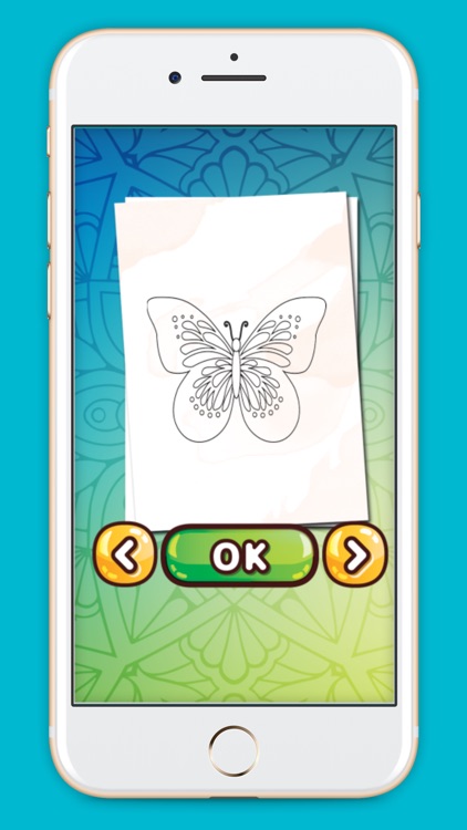 Colorful butterfly coloring book screenshot-3