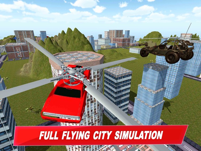 Futuristic Flying Car Drone Robot Wars