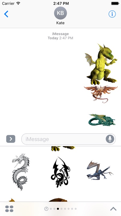 Little Dragon Stickers for iMessage