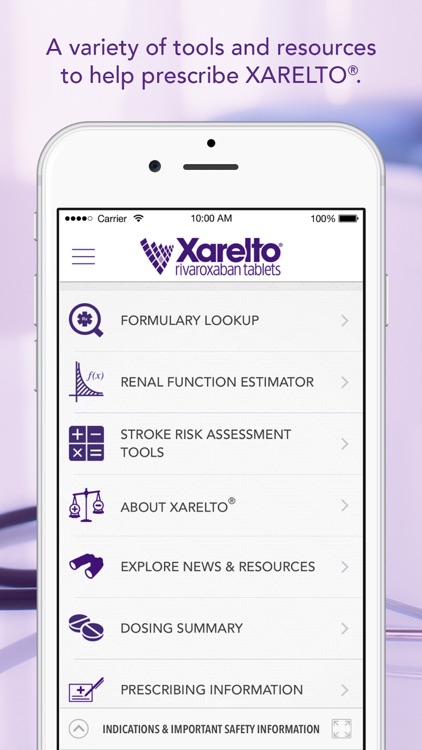 XARELTO® DocCenter – HCP Prescribing Information