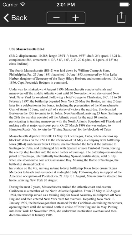U.S Navy Ships: a History