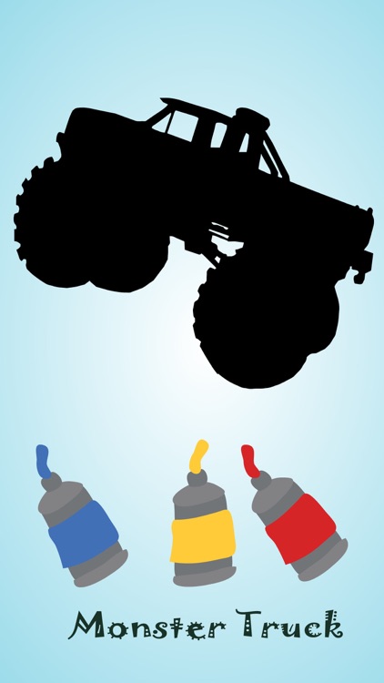 Monster Truck Coloring Book for Kids and Preschool