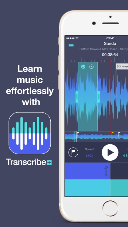 Transcribe+ Elegant Slow Downer and Time Strecher screenshot-0